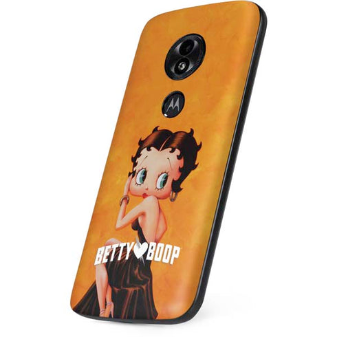 Betty Boop Little Black Dress Moto E5 Play Skin